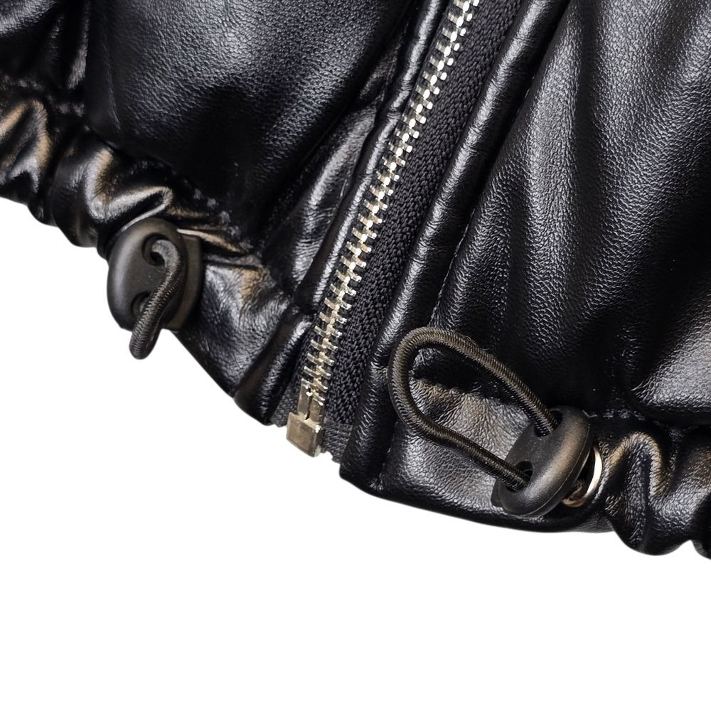 SHEIN Women's L Black Zip Puffer Crop Jacket - Picture 11 of 16
